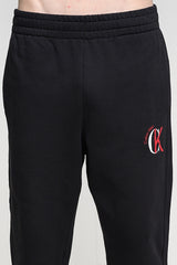 Calvin Klein Mens Graphic Joggers In Black