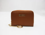 Bossi PU Credit Card Purse In Tan