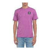 Replay Mens Custom Print Short Sleeves T-Shirt In Purple