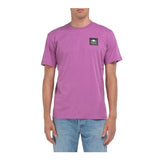 Replay Mens Custom Print Short Sleeves T-Shirt In Purple