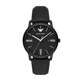 Emporio Armani Black Pro Planet Gents Watch In Black
