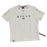 Covali Mens Milan BA6 Lino T-Shirt In White