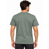 Replay Mens Printed T-Shirt In Aviator Green