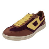 Diesel Womens S D Matcha Low Sneakers In Potent Purple/Rawhide/Golden Haze