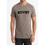 Soviet Mens Scott Short Sleeves T-Shirt In Taupe