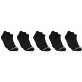 Skechers Womens 5 Pack Non Terry Anklet Socks In Black