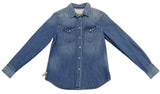 Replay Womens Long Sleeves Shirt In Denim
