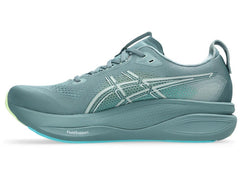 Asics Mens Gel-Kayano 33 Shoes In Foggy Teal/Illuminate Yellow