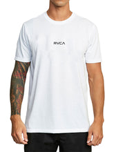 Rvca Mens Small Rvca Logo Short Sleeves T-Shirt In White