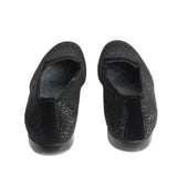 Louis Leeman Slip On Shoes With Swarovski In Black