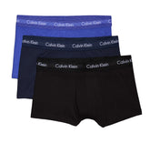 Calvin Klein Mens 3 Pack Trunks Set In Blue