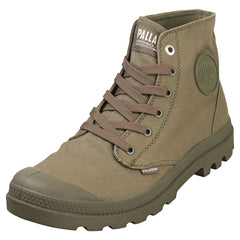 Palladium Mens Mono Chrome Shoes In Olive Night