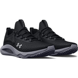 Under Armour Mens Hovr Rise 4 Sneakers In Black/Grey