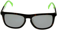 Diesel Tort Frame Sunglasses For Men In Bright Green