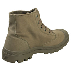 Palladium Mens Mono Chrome Shoes In Olive Night