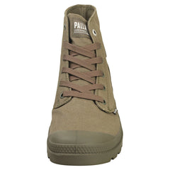 Palladium Mens Mono Chrome Shoes In Olive Night