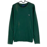 Gant Mens Original Long Sleeve T-Shirt In Green
