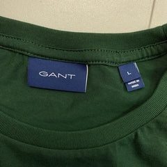 Gant Mens Original Long Sleeve T-Shirt In Green