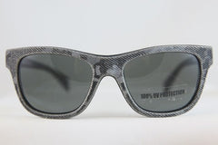 Diesel Denim Camo Wayfarer Sunglasses For Men In Grey