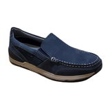 Hush Puppies Mens Falcon Mocc Slip On Shoes In Navy