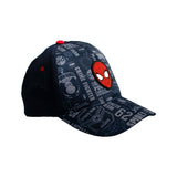 Character Group Spiderman One Up Peak Cap In Navy Multi