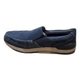 Hush Puppies Mens Falcon Mocc Slip On Shoes In Navy