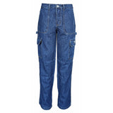 Soviet Mens Rhythm Over Sized Fashion Jeans In Dark Indigo