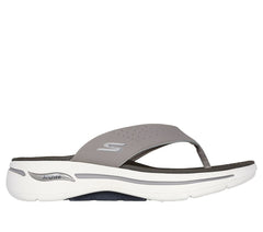 Skechers Mens Go Walk Arch Fit Sandals In Taup