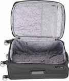 Travel Mate Tpu Black Spinner Trolley Case