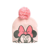 Baby Girls 2 Piece Beanie & Mitten Set Mouse Pink