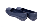 Green Cross Womens Flat Slip On Pump In Navy