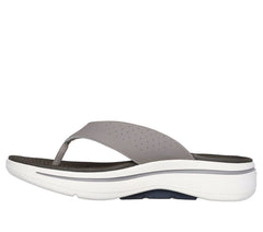 Skechers Mens Go Walk Arch Fit Sandals In Taup