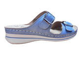 Footflex Womens Sandals In Blue