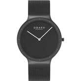 Obaku Gents Charcoal/Black Watch