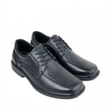 Hush Puppies Mens Edmund Leather Shoes In Black