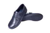 Green Cross Ladies Self Fastening Strap Shoe In Navy