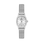 Daniel Klein Womens Oval Watch In Silver