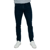 Soviet Mens Slim Leg Fashion Jeans In Blue Black