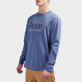 Jeep Mens Fashion Basic Graphic T-Shirt In Slate