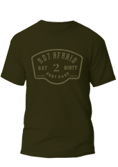 Sniper Not Afraid T-Shirt In Olive
