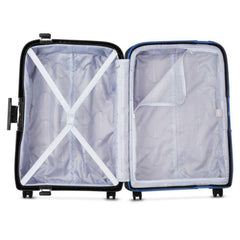 Delsey Moncey 4 Wheel Trolley Case Black