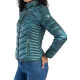 Sissy boy Womens Cropped Puffer Jacket Ravilla In Green