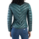 Sissy boy Womens Cropped Puffer Jacket Ravilla In Green