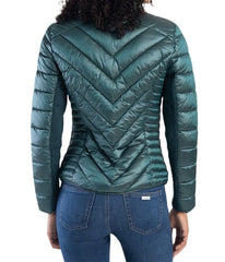 Sissy boy Womens Cropped Puffer Jacket Ravilla In Green