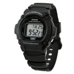 Casio Mens Digital Case Watch In Black