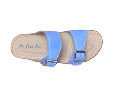 Footflex Womens Sandals In Blue