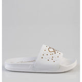 Sissy boy Womens Paula Bold Slides In White