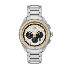 Michael Kors Mens Accelerator Watch In Silver & Gold