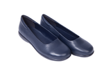 Green Cross Womens Flat Slip On Pump In Navy