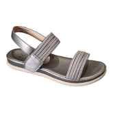 Hush Puppies Womens Soft Irene Sandals In Pewter